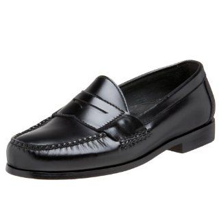  David Spencer Mens Lorenzo Penny Loafer,Black,11.5 W US Shoes