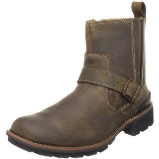 Clarks Mens Chilton Side Zip Buckle Boot Shoes