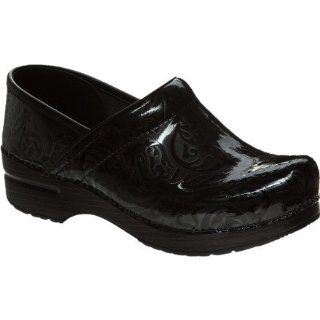 Dansko Professional Arabesque Clog   Black Patent Shoes