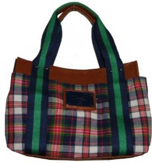 Womens Tommy Hilfiger Small Iconic Tote Handbag (Plaid