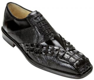 Fabrizio Genuine Nile Crocodile Tail/Lizard/Calf Shoes Shoes