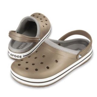   Crocs Crocband Lined Adult Clogs   Khaki   Khaki   Mens 13 Shoes