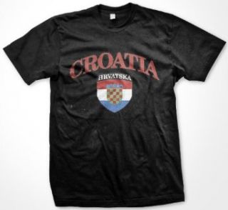 Croatia Crest T shirt, Croatian Flag T shirt Clothing
