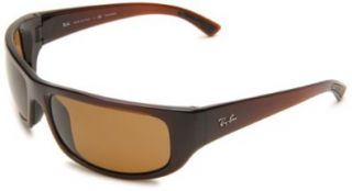 Sunglasses,Dark Shiny Brown Frame/Brown Lens,64 mm Ray Ban Shoes