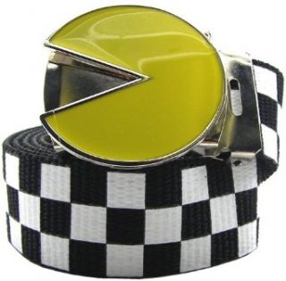 Officially Licensed Pac Man Checker Web Belt Clothing
