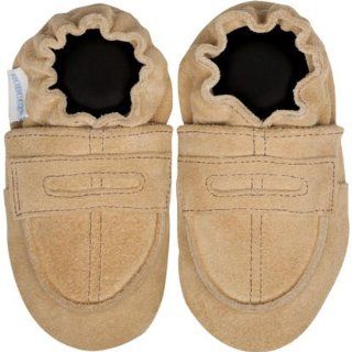 Robeez Penny Loafer Sand Suede Soft Sole Baby Shoes 18 24