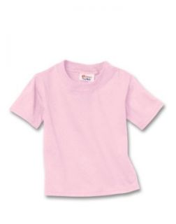 Hanes 5.2 oz PLAYWEAR Infant T Shirt, 6M Pale Pink