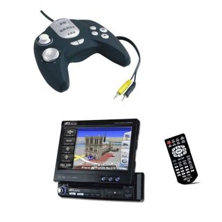 Autoradio Takara GPV 1207 + Manette   Fonction GPS intégrée   Ecran