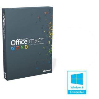 LOGICIEL BUREAUTIQUE Office Mac 2011 Fam. et Petite Entreprise (2 Mac