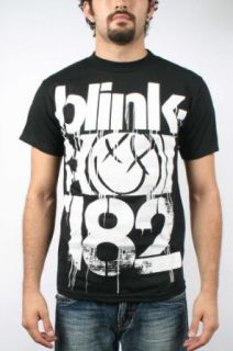 Blink 182   3 Bars Mens S/S T Shirt in Black Clothing