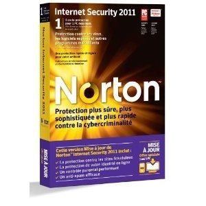 NORTON INTERNET SECURITY 2011 MISE A JOUR 1AN/1PC   Achat / Vente