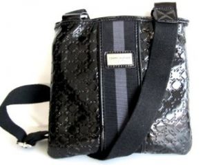 Tommy Hilfiger Small NS Shiny Cross Body Handbag, Black