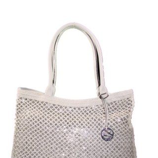 Style & Co Womens Large Woven St Tropez Shoulder Tote Shopper Handbag