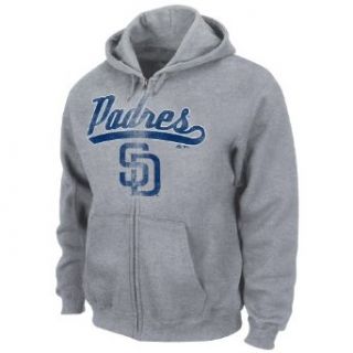 MLB San Diego Padres Long Sleeve Full Zip Hooded Fleece