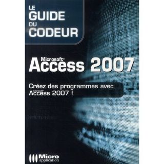 Microsoft Access 2007   Achat / Vente livre Jean Philippe Ambrosino