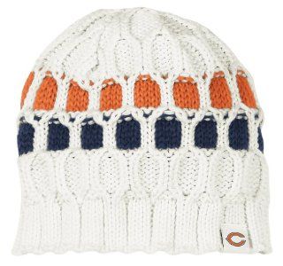 Reebok Chicago Bears Womens Cream Knit Hat One Size Fits