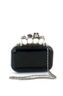 Patent Knuckle Duster Skull Clutch Clothing