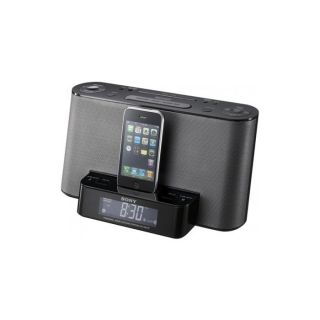 Station daccueil pour iPod®/iPhone avec fonctions Horloge et Réveil