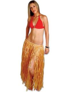 New Hawaiian Luau Brown Natural Grass Hula Skirt Dress