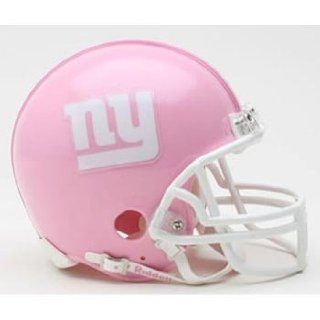 New York Giants Pink Riddell Mini Replica Helmet Sports