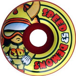 Speed Demon Hot Head Skateboard Wheels (53mm) Sports