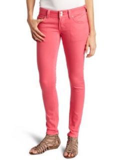 Vigoss Juniors Skinny Basic Jean, Dark Pink, 25 Clothing