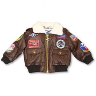 Boy Jacket ~ Toddler Brown Bomber Jacket SIZE 4T Clothing