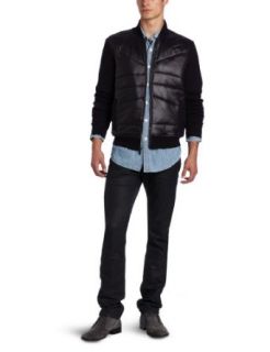 Kenneth Cole Mens Quilted Jacket Clothing