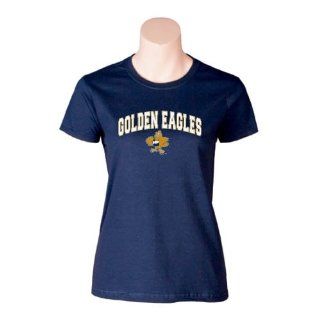 Oral Roberts Ladies Navy T Shirt, X Large, Golden Eagles w