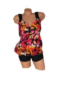 Delta Burke Swimwear Fall Out Floral 2 Piece PLUS SIZE