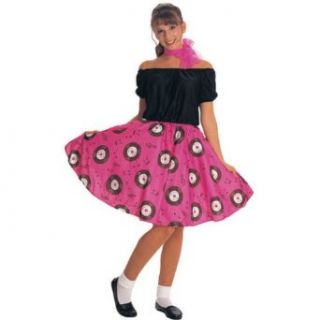 50s Girl Adult Costume Up to Size 12 Clothing