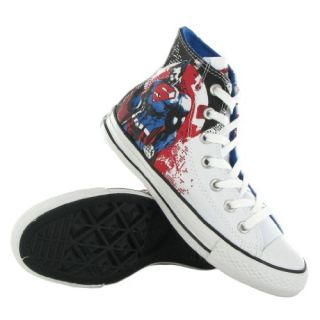  Converse CT DC Comics Superman White Red Womens Trainers Shoes
