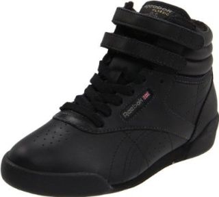  Reebok Little Kid FS Hi Sneaker,Black/Grey,1 M US Little Kid Shoes
