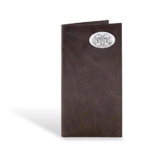 Mississippi State Leather Wrinkle Brown Long Roper Wallet