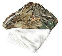 White Thermal Blanket with Mossy Oak Camo Corner & Daddys