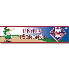 Philadelphia Phillies Official Logo Bumper Sticker Sports