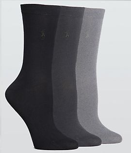 Ralph Lauren womens socks Classic Flat Knit Trouser brown