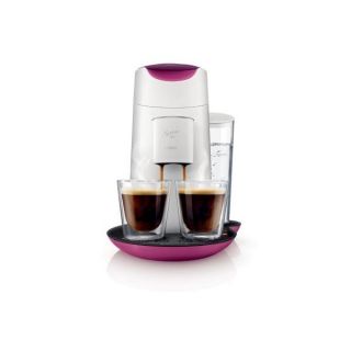 Cafetière à dosettes PHILIPS Twist HD7870/21 Fushia / Blanc et blanc