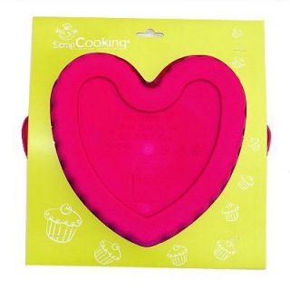 Coeur ø 22 cm   Moule en silicone   Moule ScrapCooking  Coeur ø 22