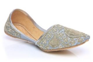 Leather Slip On Wedding, Party, Indian Groom Khussa   Gs73 Shoes