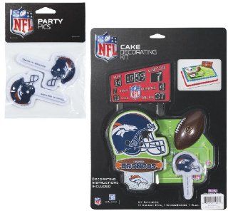NFL Denver Broncos Lay on Cake/Cupcake Decorations Sports