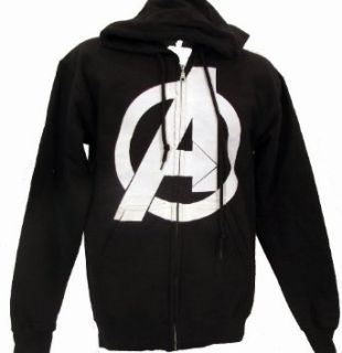 Avengers Straight Logo Symbol Hoodie Sweatshirt (Extra