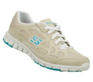 Skechers EZ Flex Womens Sneakers Natural/White 9 Shoes