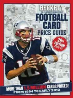 Football Card Price Guide 2012 13 From 1894 to Early 2012 (Paperback