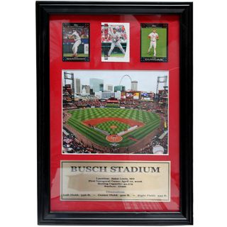 St. Louis Cardinals Busch Stadium 3 card Frame Today $58.99