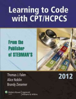 Learning to Code With CPT/Hcpcs 2012 (Paperback)