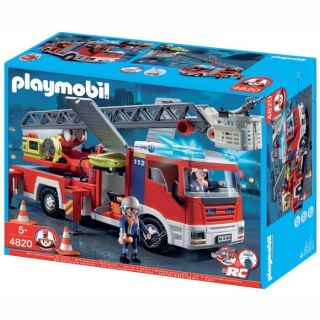 Playmobil Camion de pompiers grande échelle   Achat / Vente UNIVERS