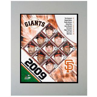2009 San Francisco Giants 11x14 Matted Photo