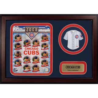 Chicago Cubs 2008 Framed Print with Mini Jersey