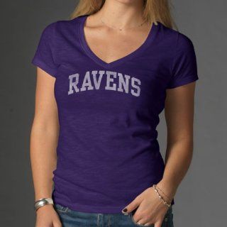 Baltimore Ravens Womens 47 Brand G2 Wordmark Scrum V